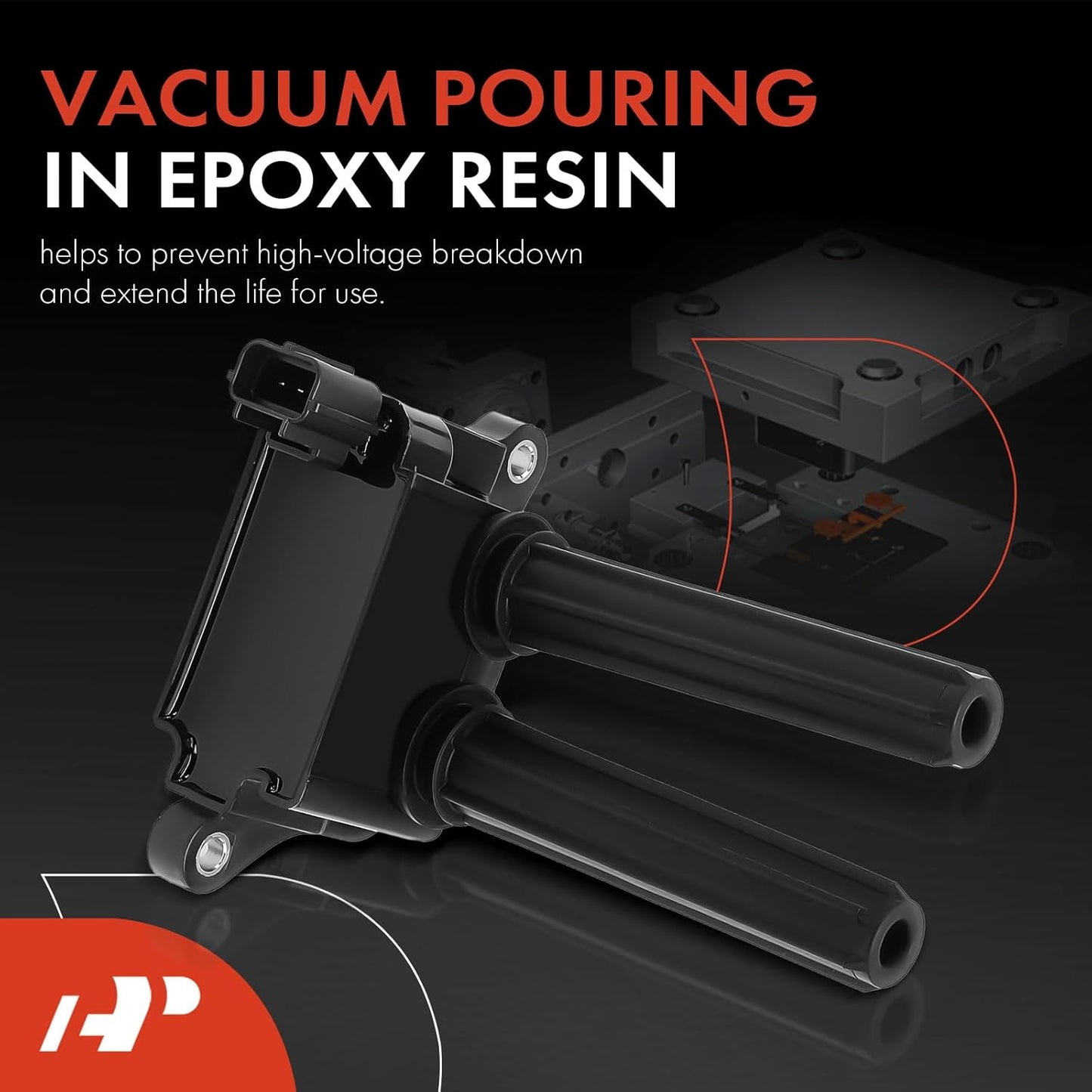 A-Premium 8PCS Ignition Coil Packs Compatible with Chrysler, Dodge, Jeep & Ram Vehicles - [V8 5.7L 6.1L 6.2L 6.4L] - 300, Ram1500, Ram2500, Charger, Durango, Grand Cherokee, Wrangler - 2005-2024