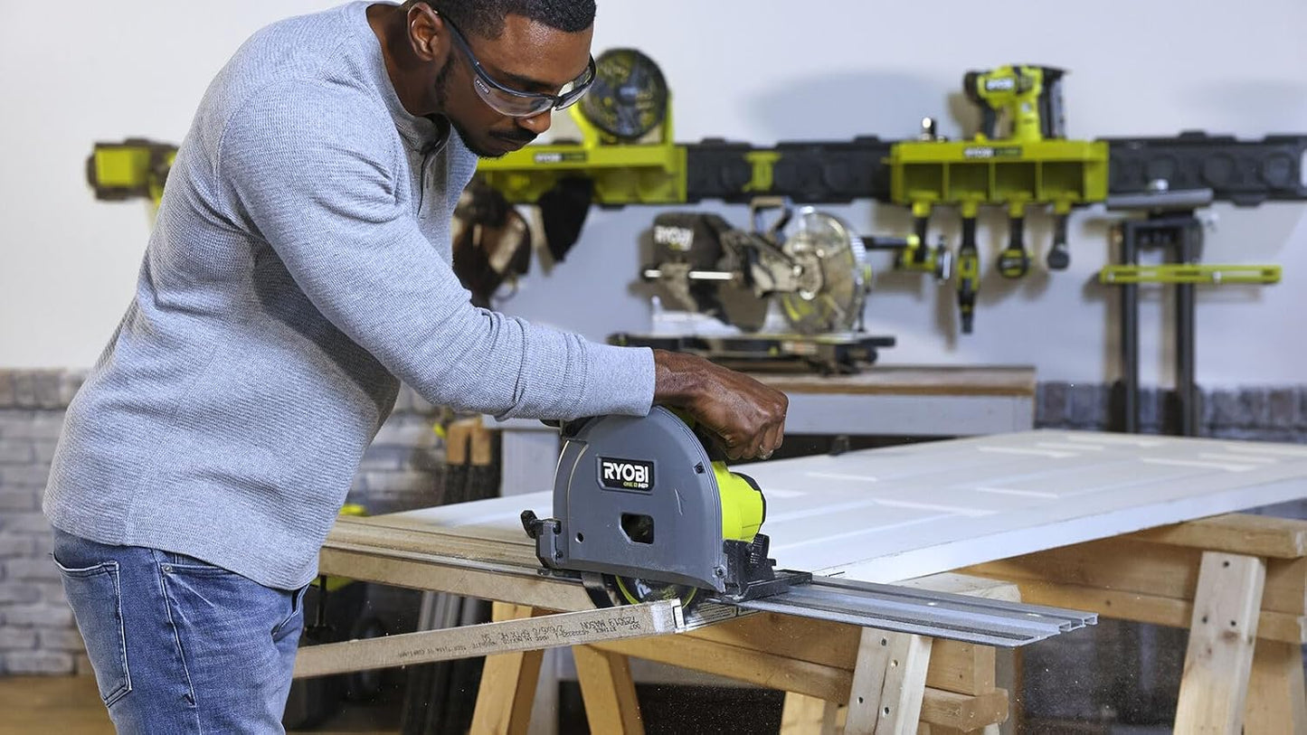 RYOBI ONE+ HP 18V Brushless Cordless 6-1/2 in. Track Saw (Tool Only) (PTS01K)