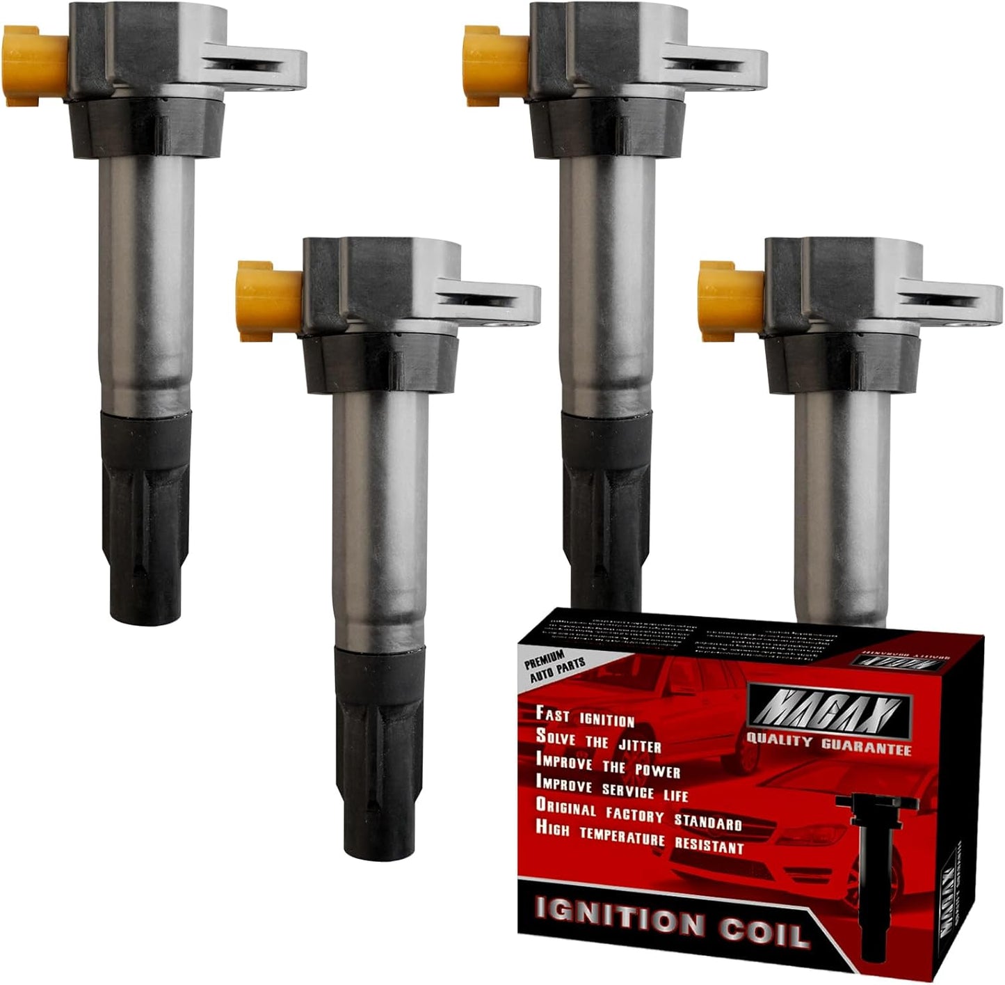 Set of 6 Ignition Coils Pack Compatible with 2007-2017 Nissan Infiniti Maxima Quest Pathfinder Murano Altima Q50 QX60 FX35 3.5L V6 UF550