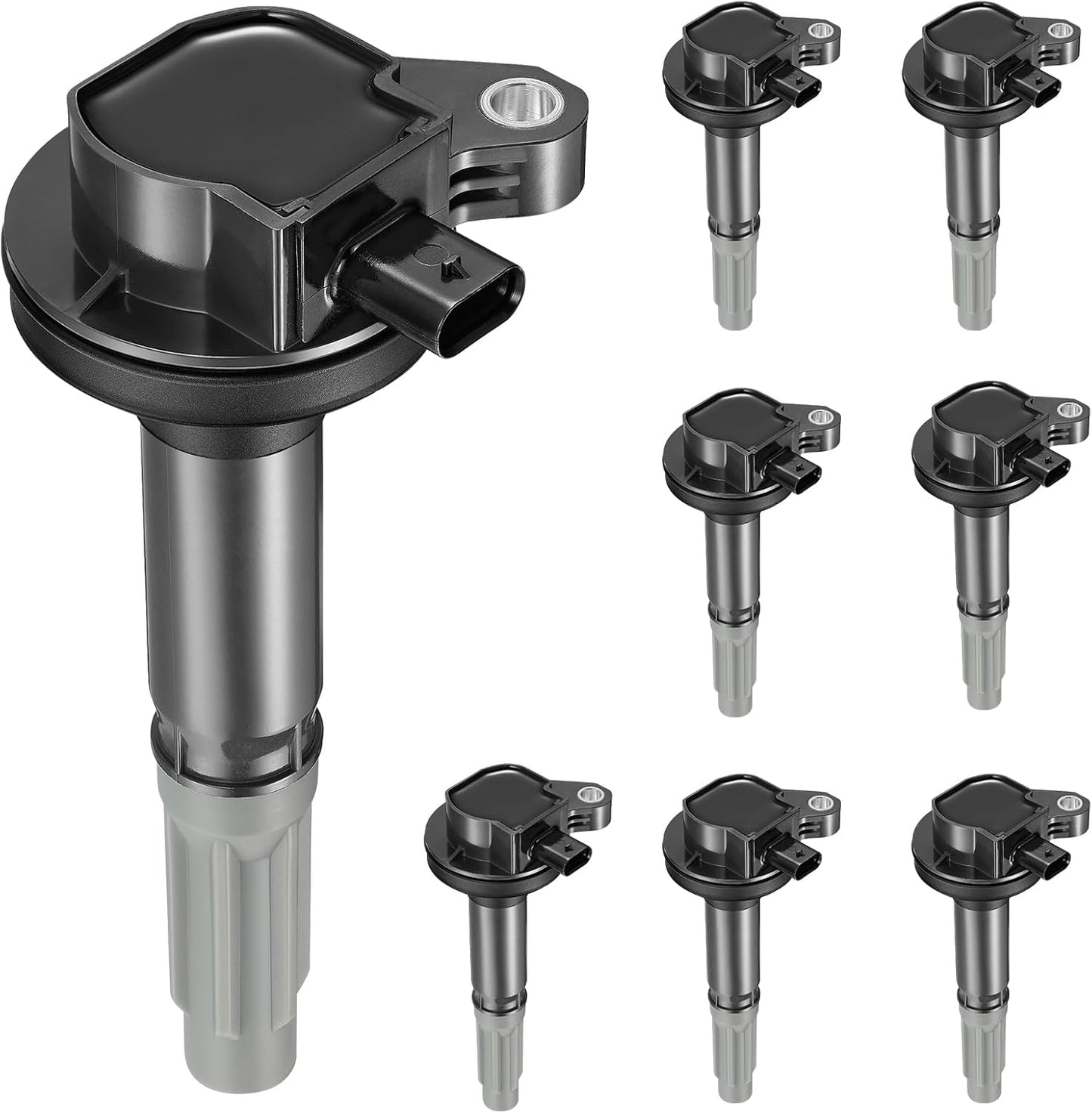 7-Pack UF835 Ignition Coils Compatible with Ford F-150 2018-2021/Mustang 2018-2020 5.0L V8 - Replaces for DG565, 5C2272, JR3Z12029A