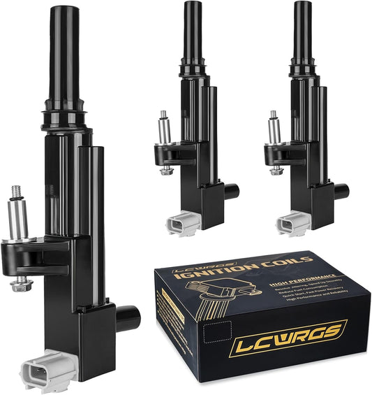 Set of 3 Ignition Coil Packs Fits for 3.7 V6 Jeep Liberty Cherokee Commander Grand Cherokee Dodge Nitro Ram 1500 Dakota Durango 2009 2010 2011 2012 Coils Replaces# UF640