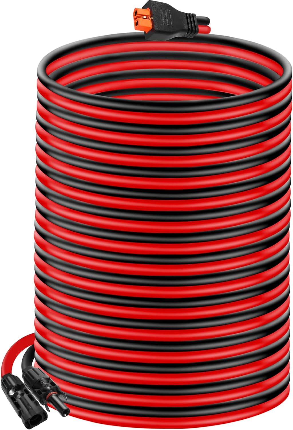 10AWG Tinned Copper Wire XT60i to Solar Panel Connector Extension Cable 35FT – Heavy-Duty Solar to XT60i Cable for RC Batteries, Drones, Solar Power Systems, and Renewable Energy Applications
