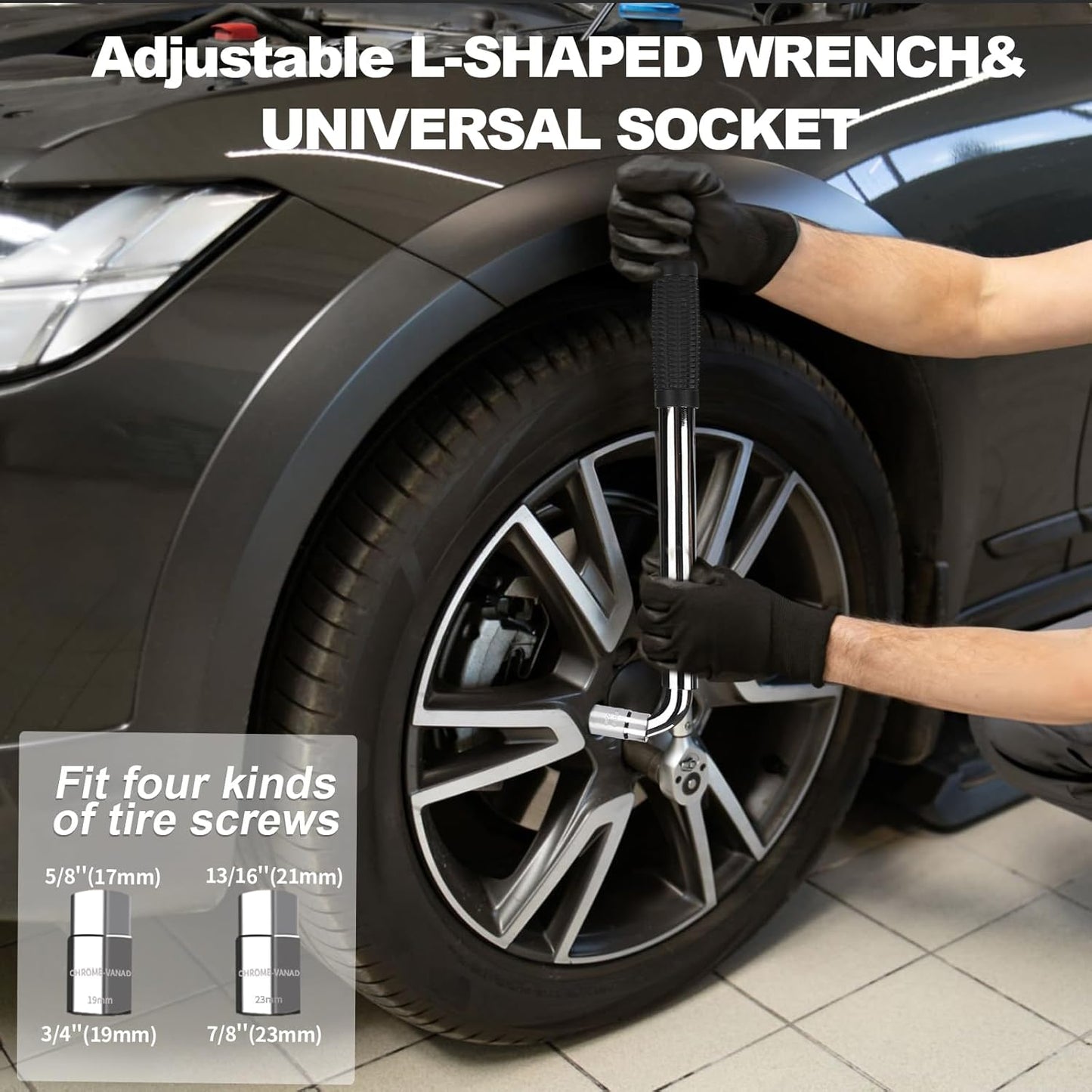 ROGTZ Electric Scissor Car Jack Kit 3 Ton 12V Portable Auto Car Lift with 17.7 Inch Range for SUV Sedan Floor Jack for Tire Change Roadside Emergency