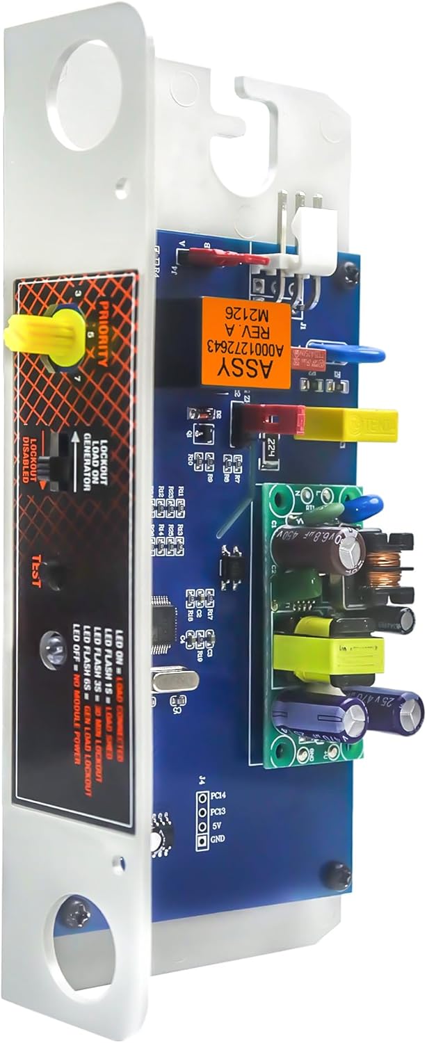 Upgrade 50Amp Smart Load Manager Load Shed Module Control Board Replacement for Generac 7000 50Amp 7006 100Amp,Protects Generator from Overload -Equip with Your SMM 50A-200A.