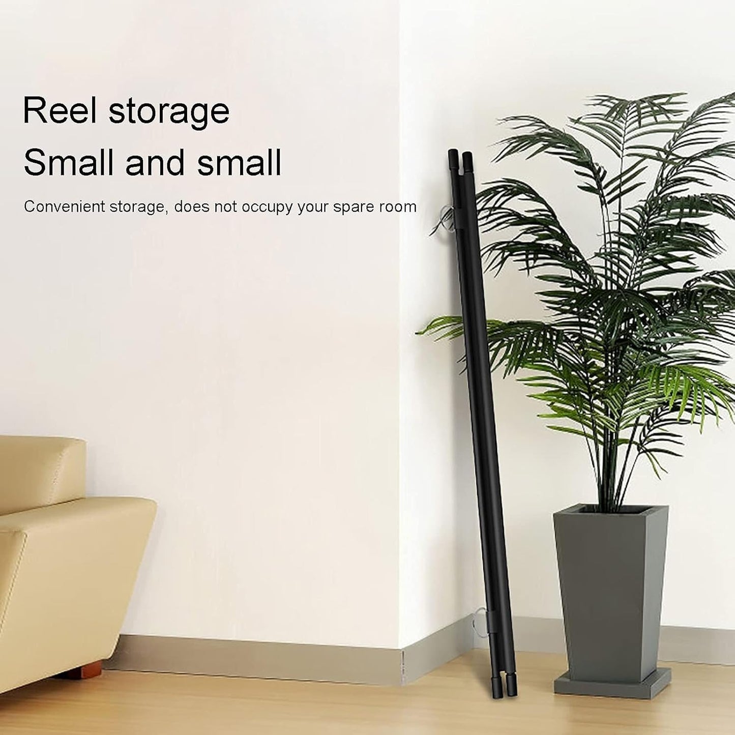 Wall-Mounted Portable Projection Screen, HD Manual Roll-Up for Movies, Conferences, Home Theater(100inch 4:3)
