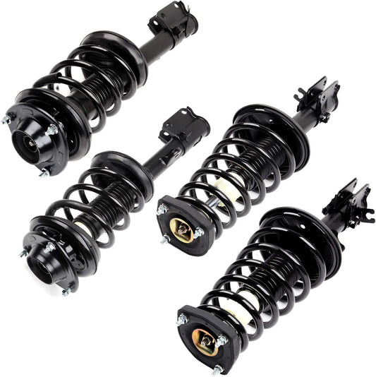 Complete Struts Shock Absorbers Fits for 2005-2009 Hyundai Tucson, 2005-2010 Kia Sportage - CCIYU 172220 172219 172221 172222 Quick Struts Assembly - Front Rear Pair