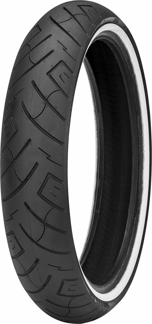 Shinko SR777 HD White Wall Bias Front Tire - 100/90-19 61H