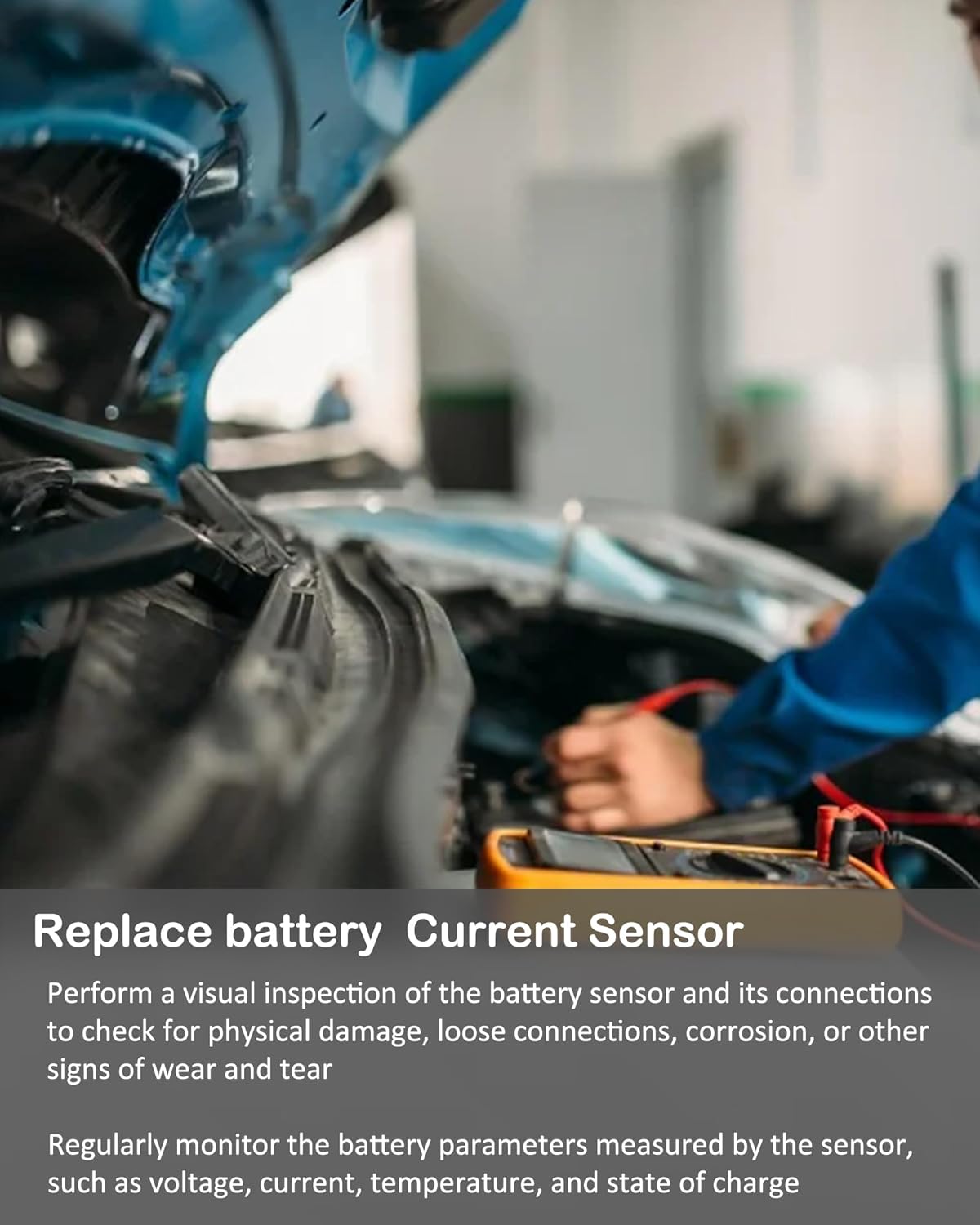 38920-TBA-A02 Battery Current Sensor Compatible with 2016 2017 2018 2019 2020 2021 2022 Honda Civic & CR-V Battery Temperature Voltage Sensor Replaces# 38920-TBA-A01