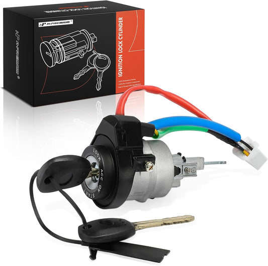 A-Premium Ignition Lock Cylinder with 2 keys Compatible with Kia Vehicles - Sedona 2007-2012