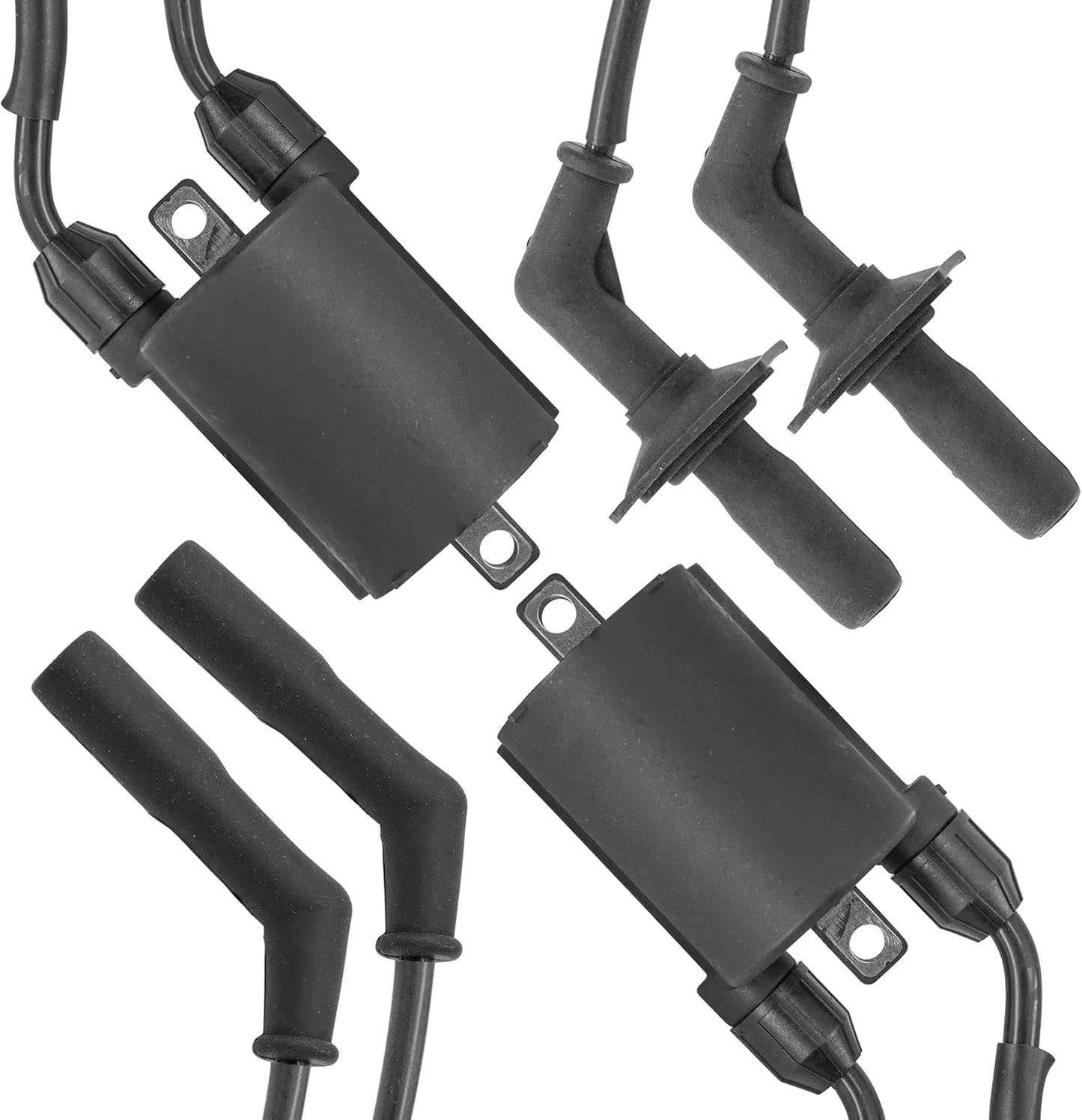 Caltric Ignition Coil and Cap Compatible with Honda Shadow Sabre 1100 VT1100 1995-2007 \/ Shadow Spirit 1100 VT1100 2001-2007\/30753-MM8-770