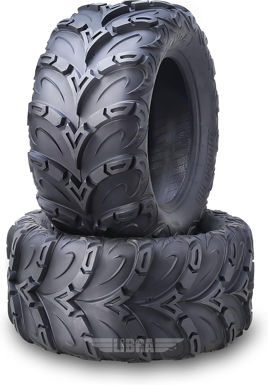 WANDA Performance 8 Ply ATV Tires 22x10-9 Mud Sling fit Honda Recon Suzuki Ozark 250, Set 2