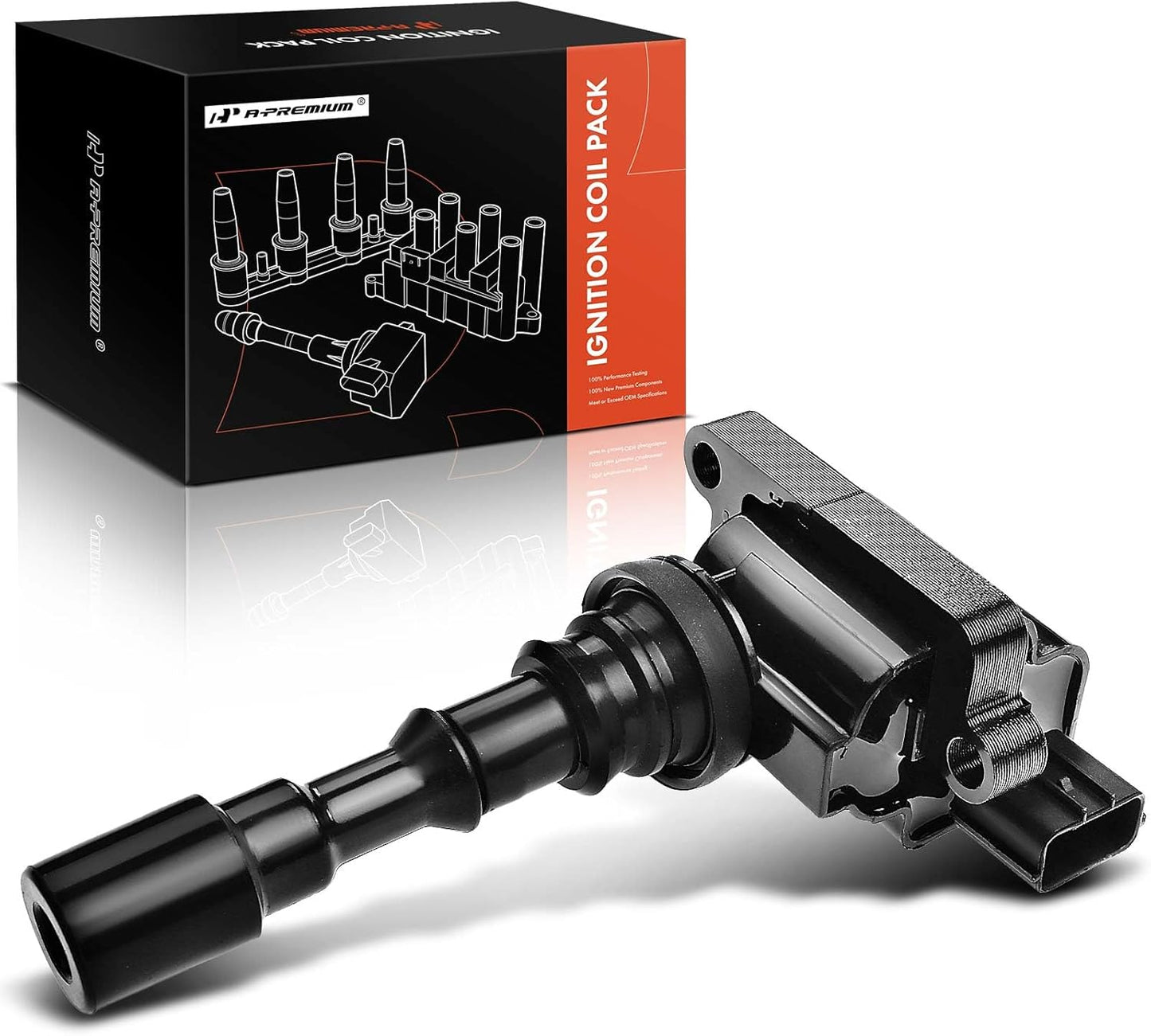 A-Premium Engine Ignition Coil Pack Set of 3 Compatible with Hyundai Santa Fe 2003-2006, XG350 2003-2005 & Kia Amanti 2004-2006, V6 3.5L Engine