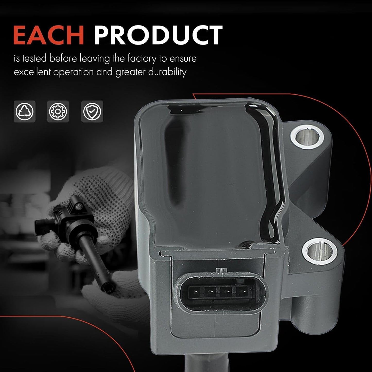 A-Premium Ignition Coil Packs of 3 Compatible with Buick Encore GX 2020-2022 L3 1.2L & Chevrolet Trailblazer 2021-2022 L3 1.2L