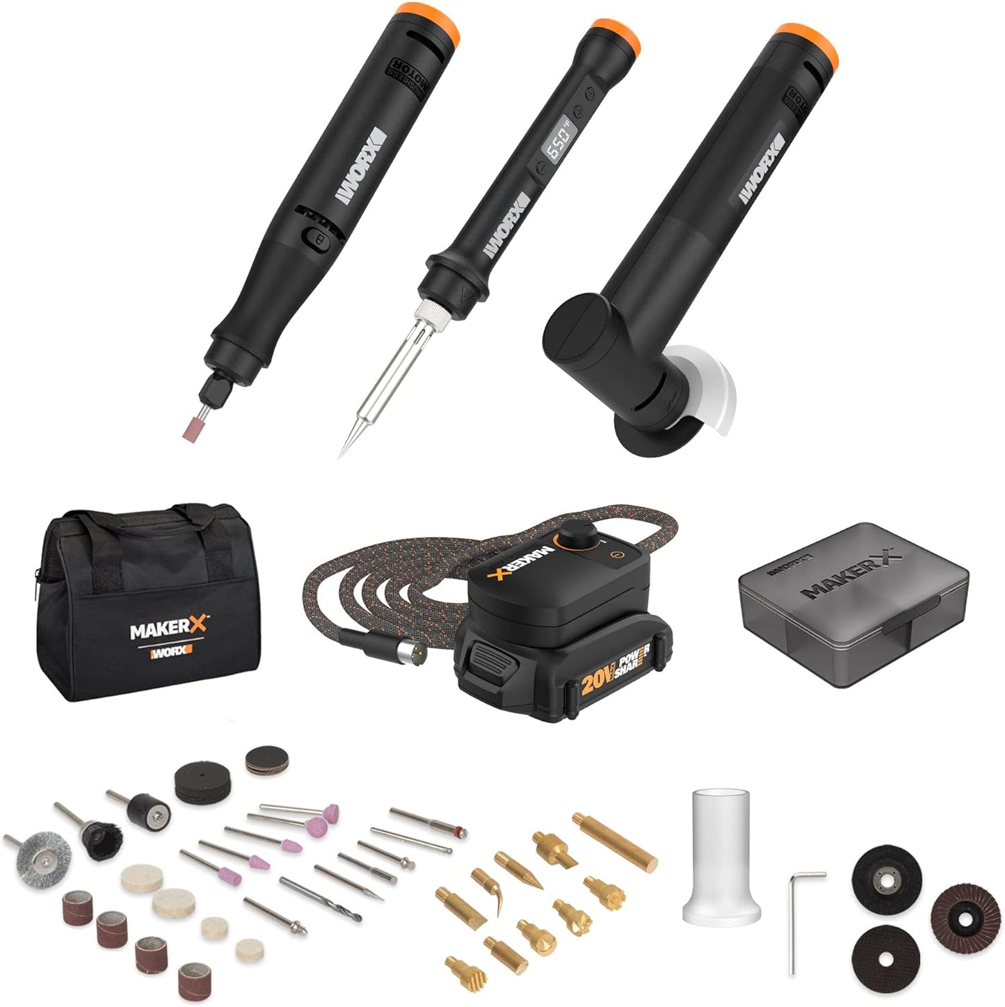Worx WX997L MAKERX Crafting Tool Deluxe Combo Kit