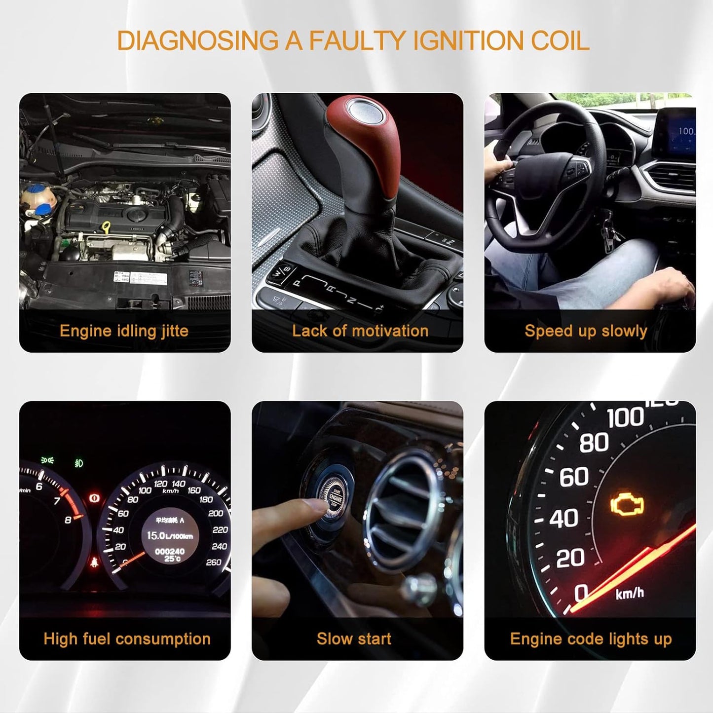 Set of 4 Ignition Coil Pack Compatible with Nissan Altima 2007-2017, Cube Sentra Rogue Cube Versa Urvan Pathfinder, for Infiniti QX60 2014 2015 L4 1.8L 2.0L 2.5L Replace UF549