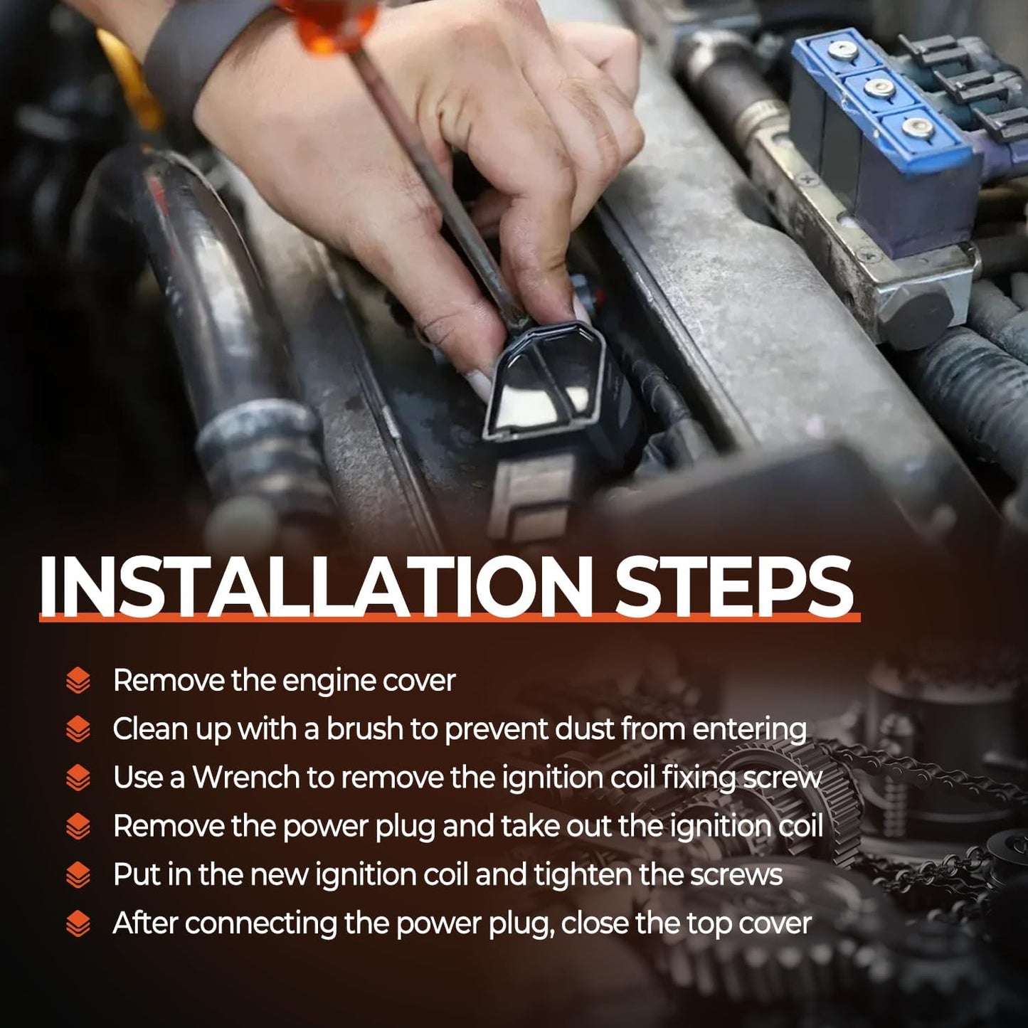 Set of 8 Ignition Coil Pack & Iridium Spark Plugs Compatible with V8 5.4L 4.6L Ford Expedition F150 F250 F350 Explorer Excursion E150 E250 E350 Crown Victoria Mustang Lincoln Replace DG508 FD503 SP479