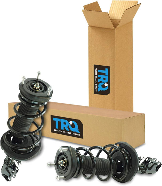TRQ Rear Strut & Coil Spring Assembly Set Driver & Passenger Sides Compatible with 12-17 Toyota Camry