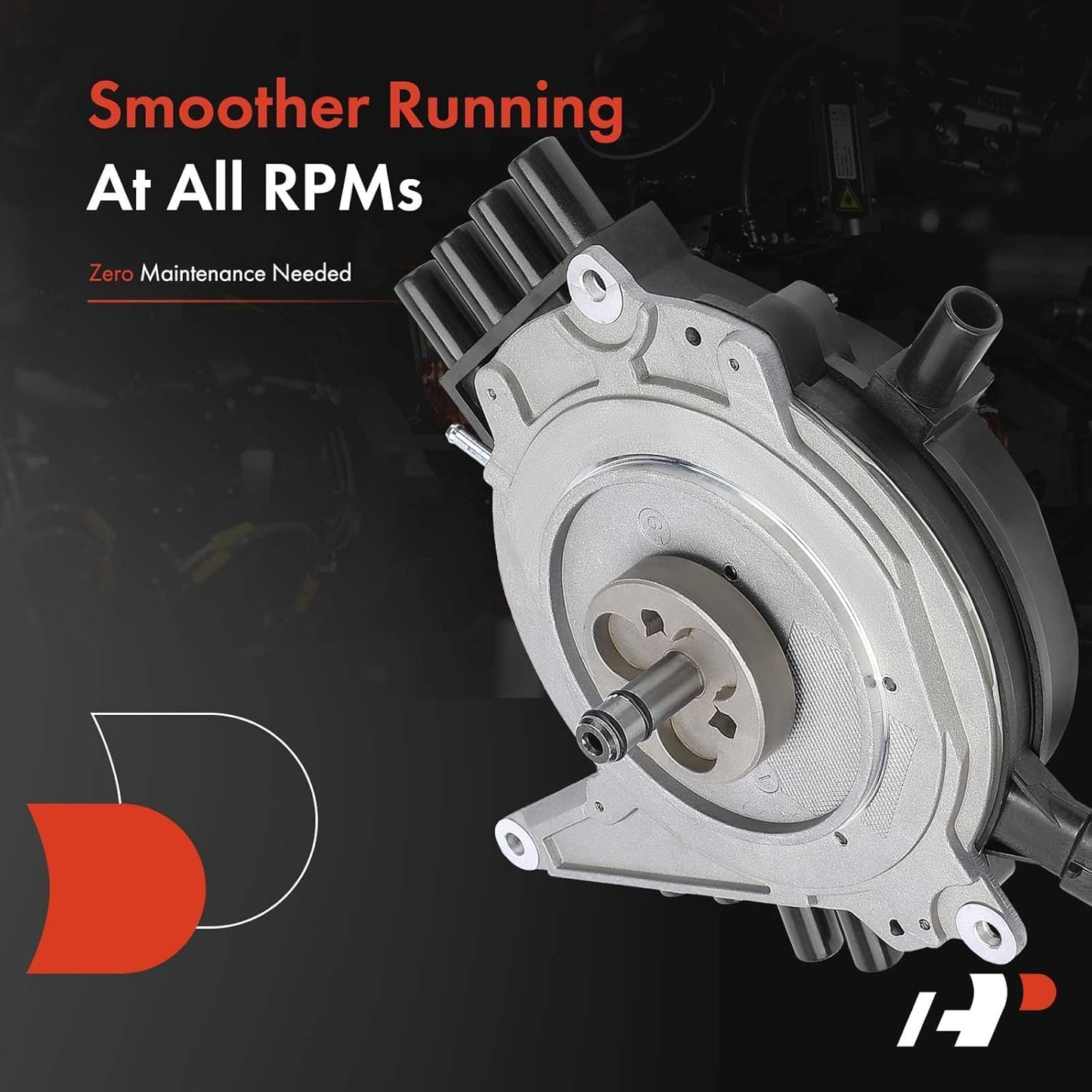 A-Premium Distributor with Cap and Rotor Compatible with Chevrolet, Buick, Cadillac & Pontiac Vehicles - Impala, Camaro, Corvette, Caprice, Firebird, Fleetwood, Roadmaster, V8 4.3L 5.7L, 1994-1995