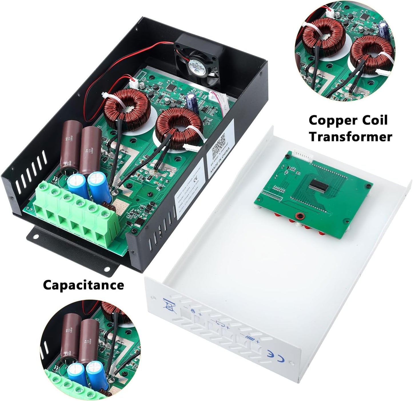 60A Solar Charge Controller MPPT 12V 24V 36V 48V Controller 60amp Solar Charge Regulator MPPT 160V w/LCD Display Work with AGM, Gel, Flooded and Lithium