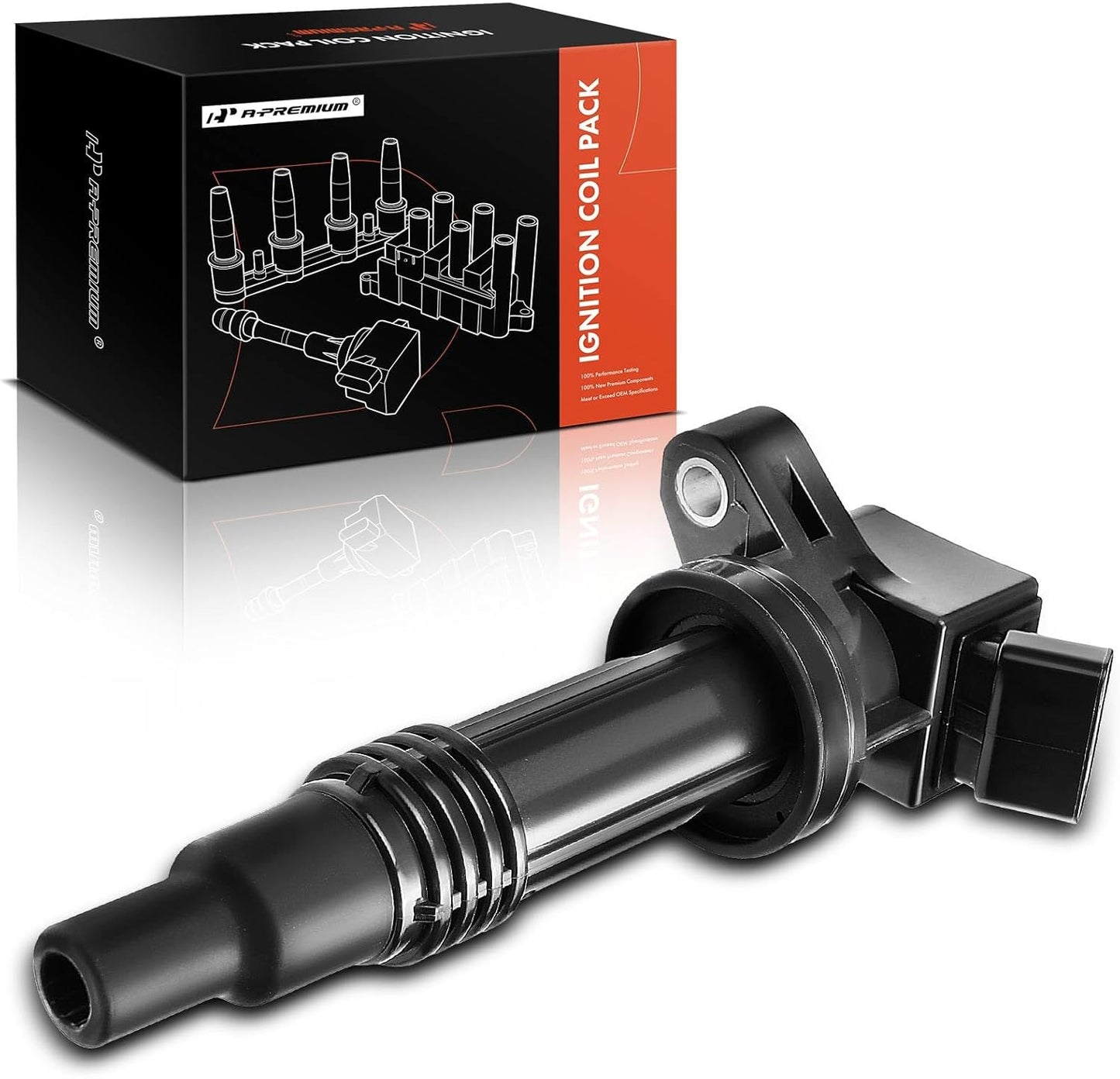 A-Premium Engine Ignition Coil Pack Set of 4 Compatible with Toyota Altezza Gita SXE10 3SGE 1998 1999 2000 2001 2002 2003 2004 2005