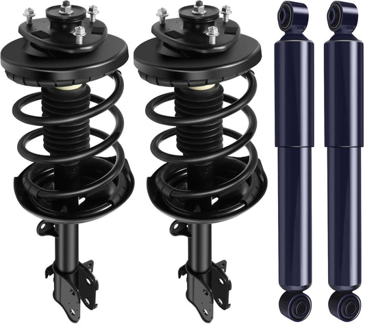 SCITOO Front and Rear Complete Struts Assembly Shock Absorber for Acura MDX 2003-2006 Automotive Replacement Struts 172230 349039 - Set of 4