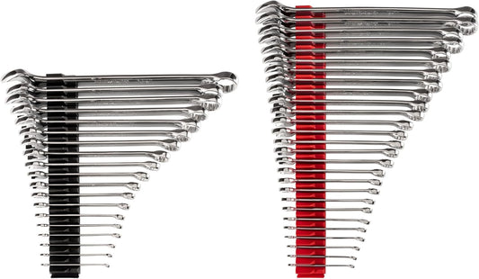 TEKTON Combination Wrench Set with Modular Organizers, 46-Piece (1/4-1-1/4 in., 6-32 mm) | WCB95303