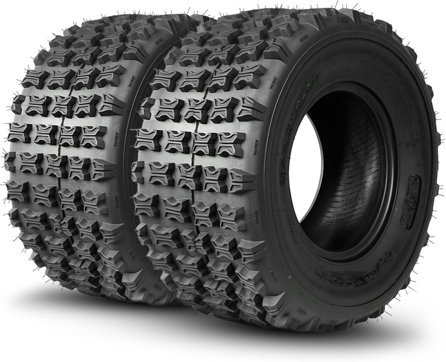 TRIPOWER ATV UTV Tires 25x8-12 & 25x10-12 All Terrain Trail Sand Mud Off-Road Tires, 6 Ply Tubeless Full Set of 4