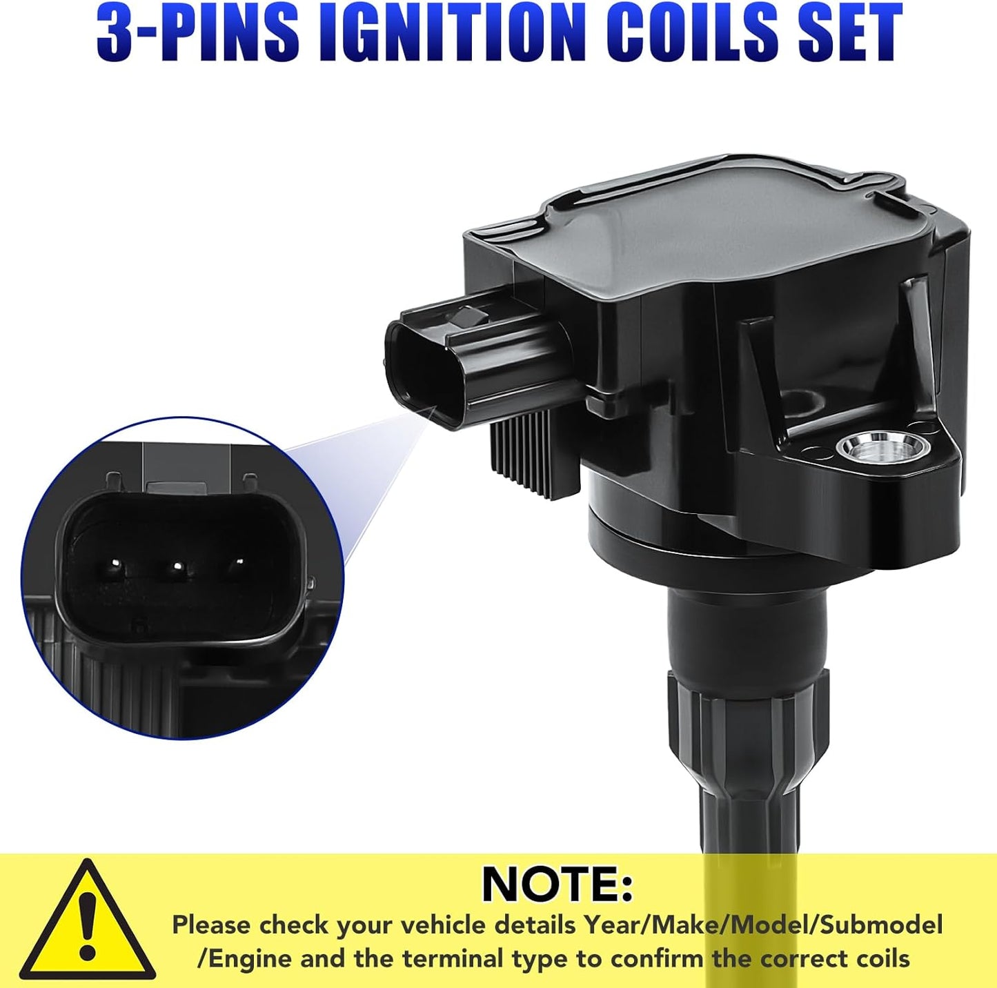 Set of 4 Ignition Coil Pack and Spark Plugs Fits for 1.5 2.0 L4 Honda Civic Accord CRV CR-V Acura TLX RDX 2016 2017 2018 2019 2020 2021 Spark Plugs and Coils Replaces# UF781 3052059B013