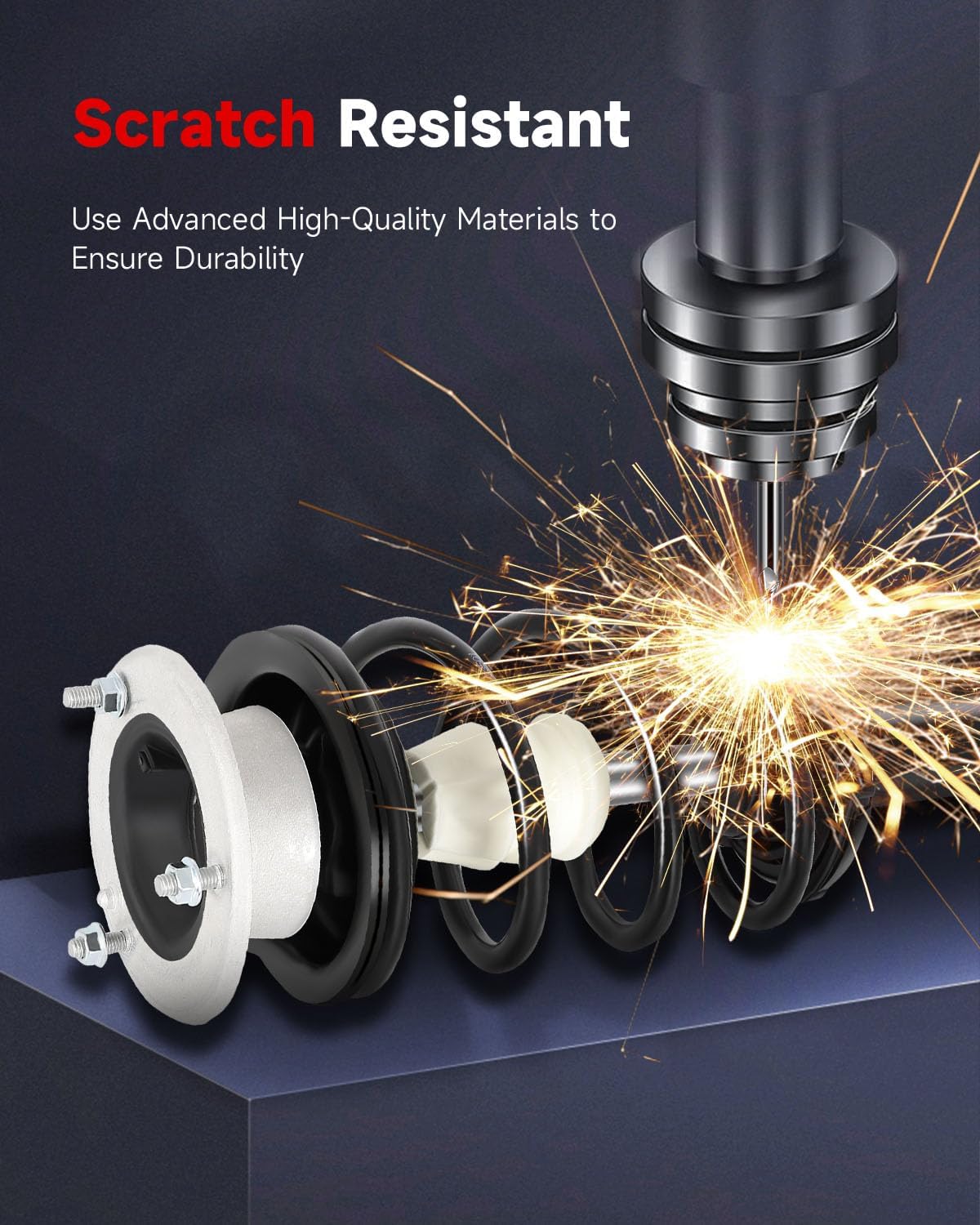 cciyu Struts Complete Struts Spring for 2008-2011 for BMW 135i 2006 for BMW 325i Struts Shocks for 172313 172314 front Struts