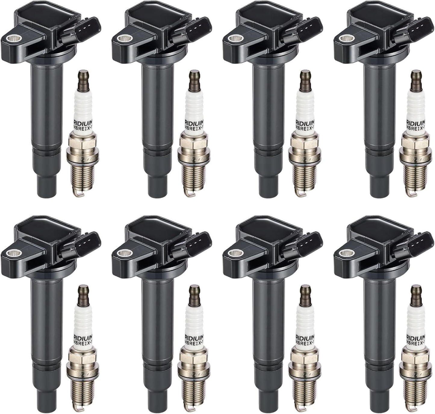 Set of 6 UF487 Ignition Coil Pack Compatible with Toyota Avalon Highlander Camry Sienna Rav4 Venza 4Runner ES350 IS350 RX350 RX450h GS350 ES300h 2.5L L4 3.5L V6 Replaces C1601 90919-A2007