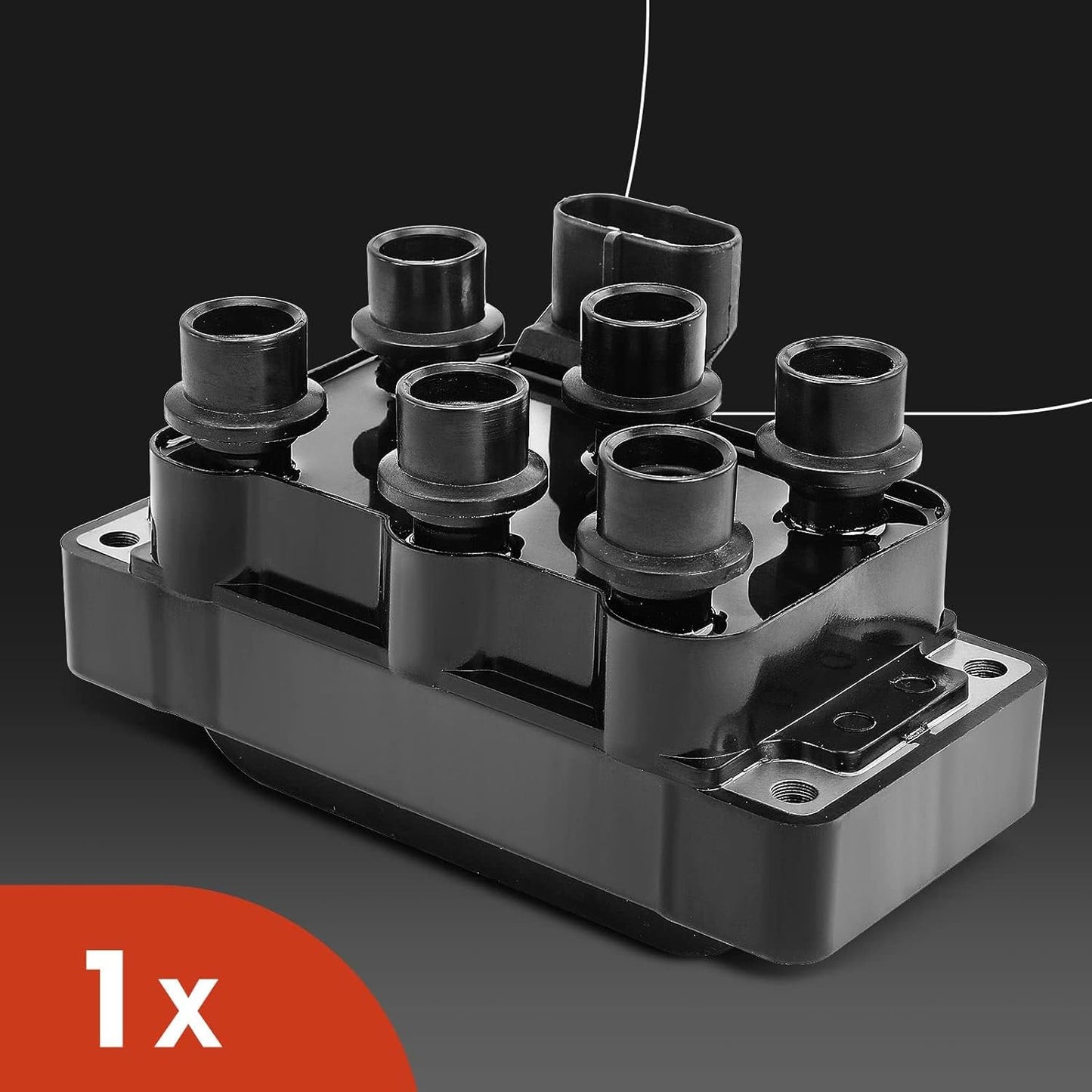 A-Premium Ignition Coils and Spark Plugs Kits Compatible with Ford Taurus 1996-2000, Ranger 1998, Contour/Windstar 1995-2000 & Mazda B3000 1997-2000, MPV 2000-2001 & Mercury Sable 1996-2000, 2.5L 3.0L