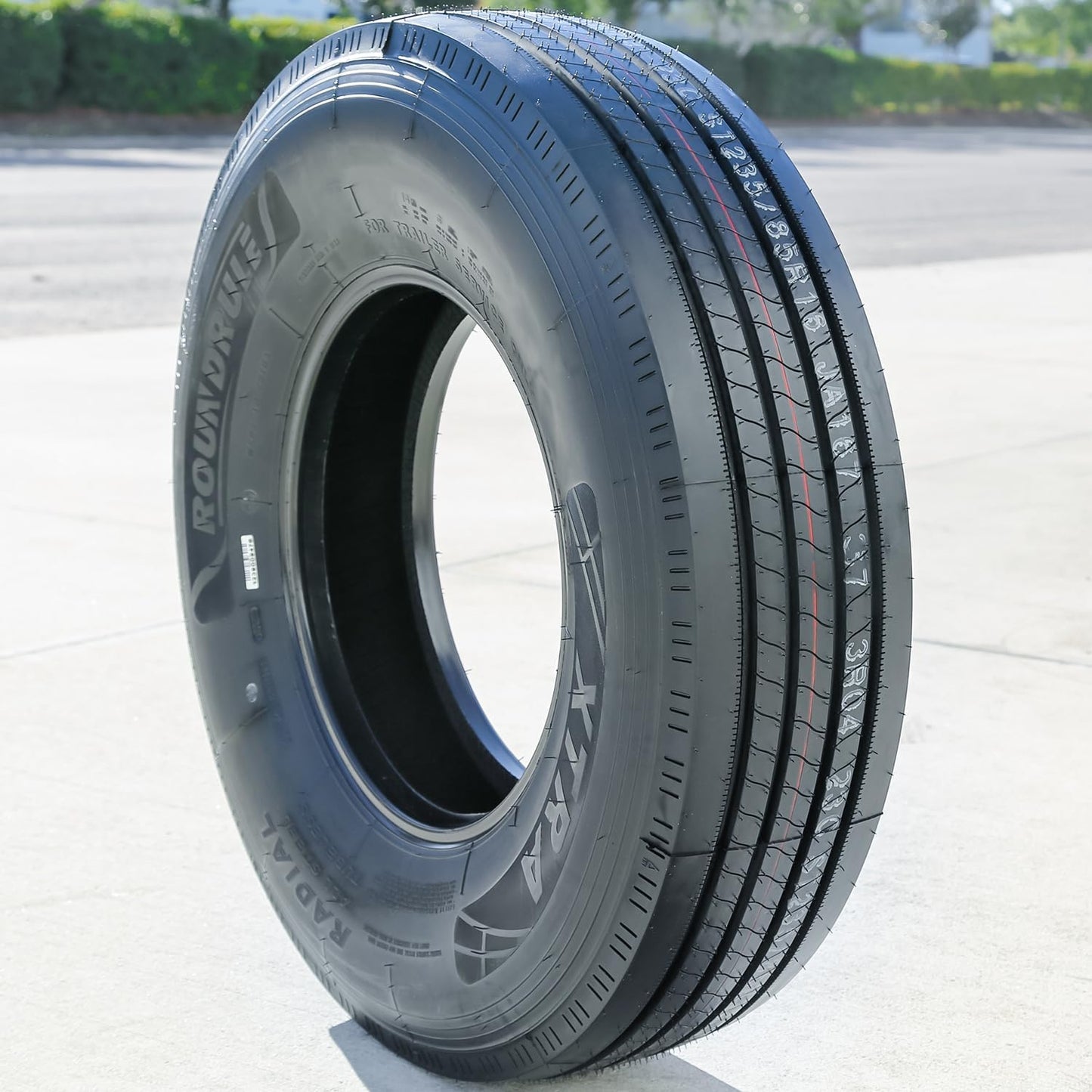 Xtra All Steel Heavy Duty Premium Trailer Radial Tire-ST225/75R15 225/75/15 225/75-15 124/121M Load Range G LRG 14-Ply BSW Black Side Wall