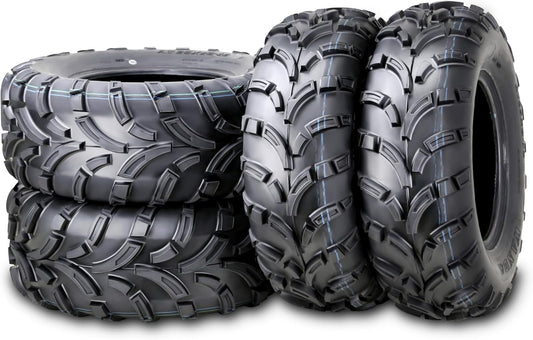 WANDA ATV Tire Set 25x8-12 25x10-12 lite Mud fit 14-20 Honda PIONEER 700