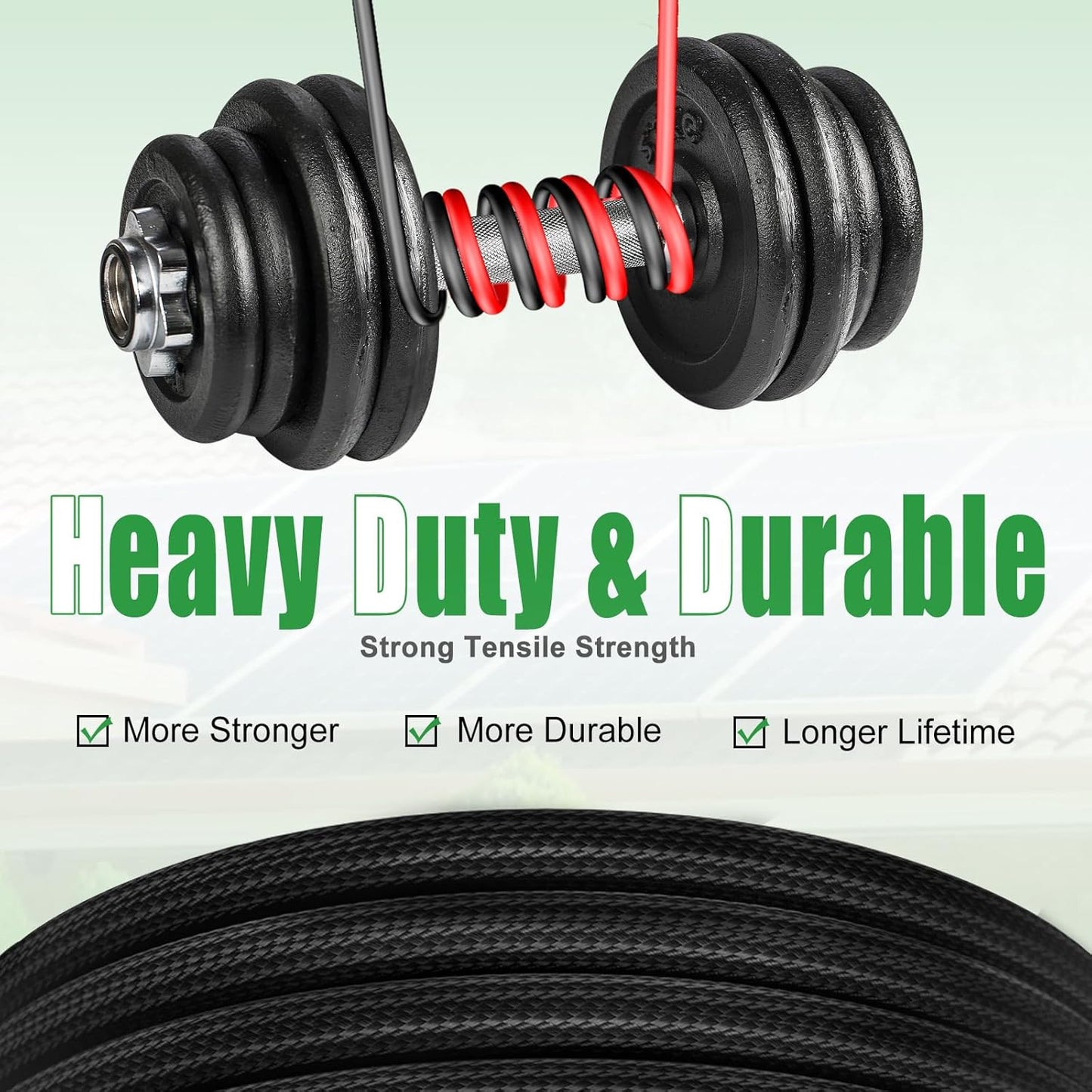Twin Wire 40 Feet Solar Extension Cable 10AWG with -IP67- Female and Male Connector, Bonus Four Pairs of Free Connector Solar Panel Adapter kit Tools (6 Pairs connectors)