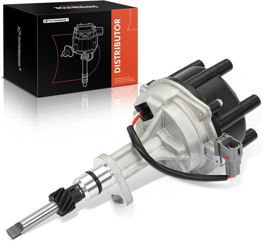 A-Premium Ignition Distributor with Cap and Rotor Compatible with Toyota Land Cruiser 1988 1989 1990 1991 1992 4.0L