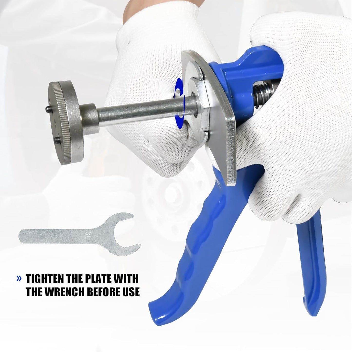 29350 Rear Brake Caliper Piston Rewind Tool - Single Discs Rear Brake Kit, Combines Adjustment & Compression for Smooth Brakes