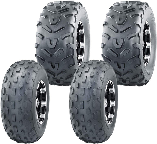 WANDA Set 4 ATV Tires 19X7-8 19x7x8 & 20X7-8 20X7X8