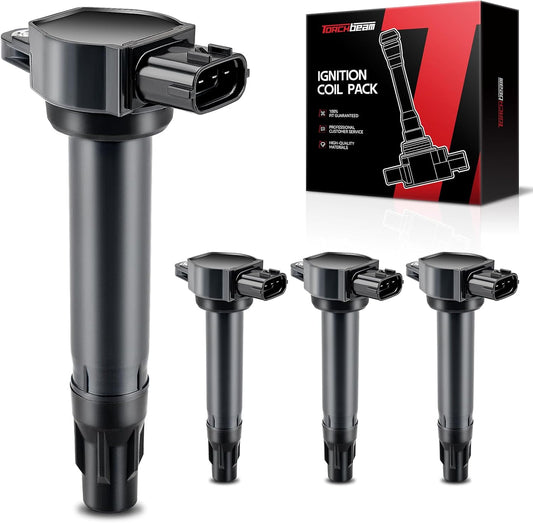 Torchbeam 4 Packs Ignition Coil UF589 Fit for Mitsubishi 2011 2012 2013 2014 2015 2016 Lancer Outlander 2014 2015 Outlander Sport RVR L4 2.0L 2.4L Replacement for UF-559 UF-589 5C1751
