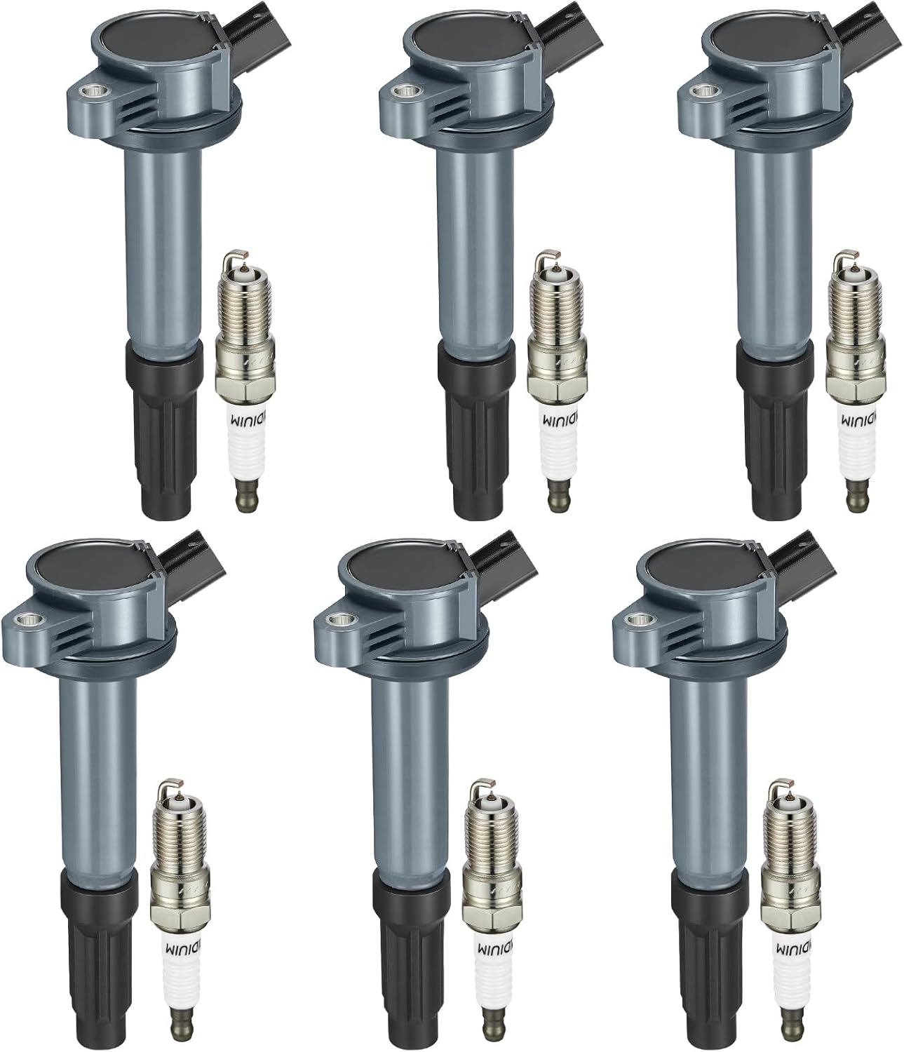 7-Pack UF835 Ignition Coils Compatible with Ford F-150 2018-2021/Mustang 2018-2020 5.0L V8 - Replaces for DG565, 5C2272, JR3Z12029A