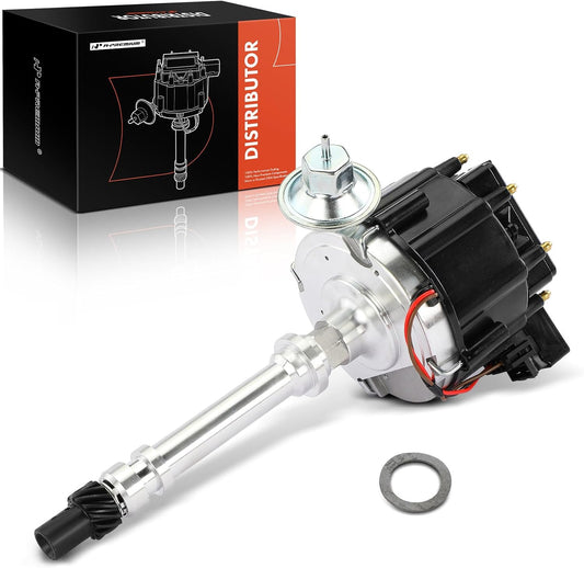 A-Premium Ignition Distributor with Cap and Rotor Compatible with Buick Regal, Century, Skylark & GMC B6000, Brigadier, C15, C15 Suburban, C2500, C35, G1500, G2500, Jimmy, K25, P3500, R3500, V3500