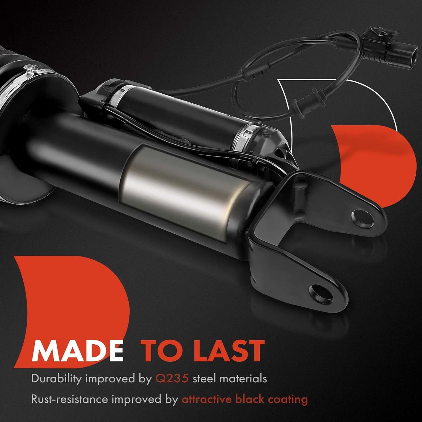 A-Premium 2Pcs Front Air Suspension Strut Shock Absorber Set Compatible with Lexus RX330 2004-2006, RX350 2007-2009, AWD Only, Driver and Passenger Side