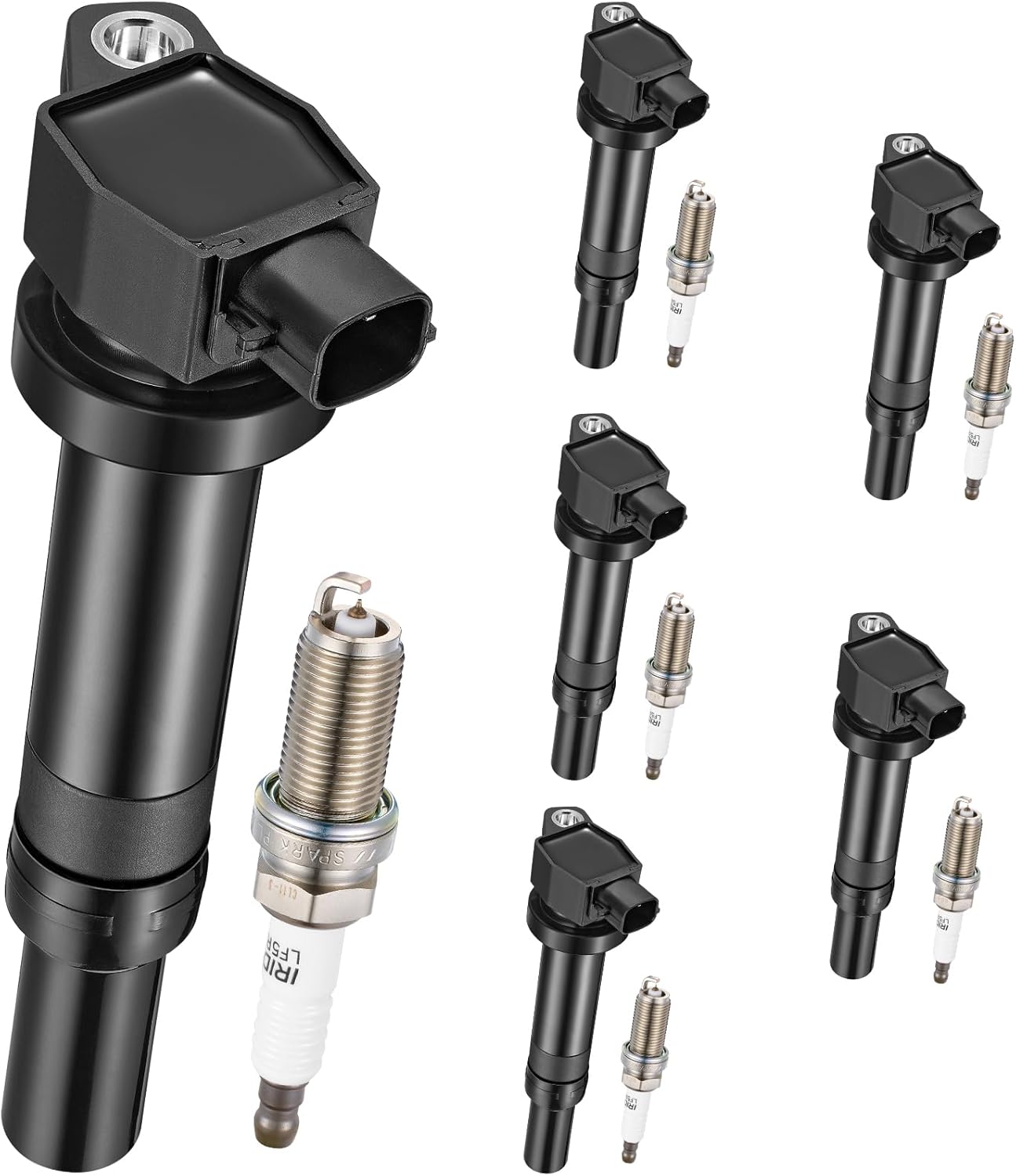 1-Pack UF284 Ignition Coils Compatible with Hyundai Sonata, Compatible with Kia Magentis Optima, V6 2.5L 2.7L - Replaces C1227 UF337 UF-284 UF-337
