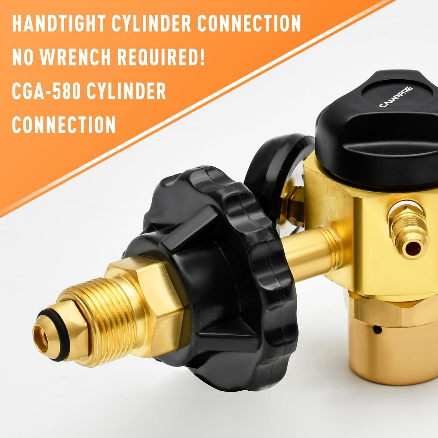 CAMPFIRE VN-500 Nitrogen Purging Regulator With 500 Psi Test Pressure, Supports Braze, Purge And Test Mode