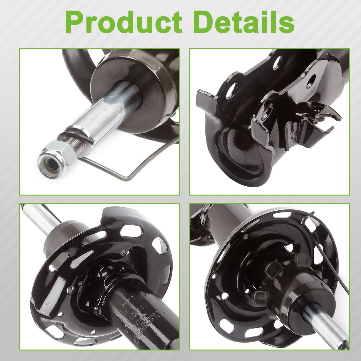 SCITOO Front Shocks Set of 2 for Civic, Shocks Absorbers and Struts Fits 2006 2007 2008 2009 2010 2011 for Honda Civic Amortiguadores