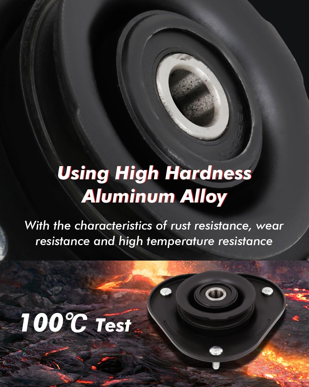 cciyu Front Strut Mount and Bearing Replace for 2000-2005 for Toyota Celica 2003-2008 for Toyota Corolla 2003-2008 for Toyota Matrix