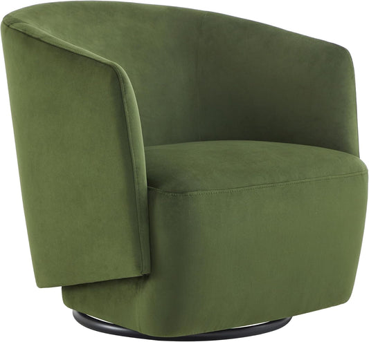 Swivel Accent Chair Modern Round Barrel Armchair for Bedroom Nursery Reading Waiting Living Room
