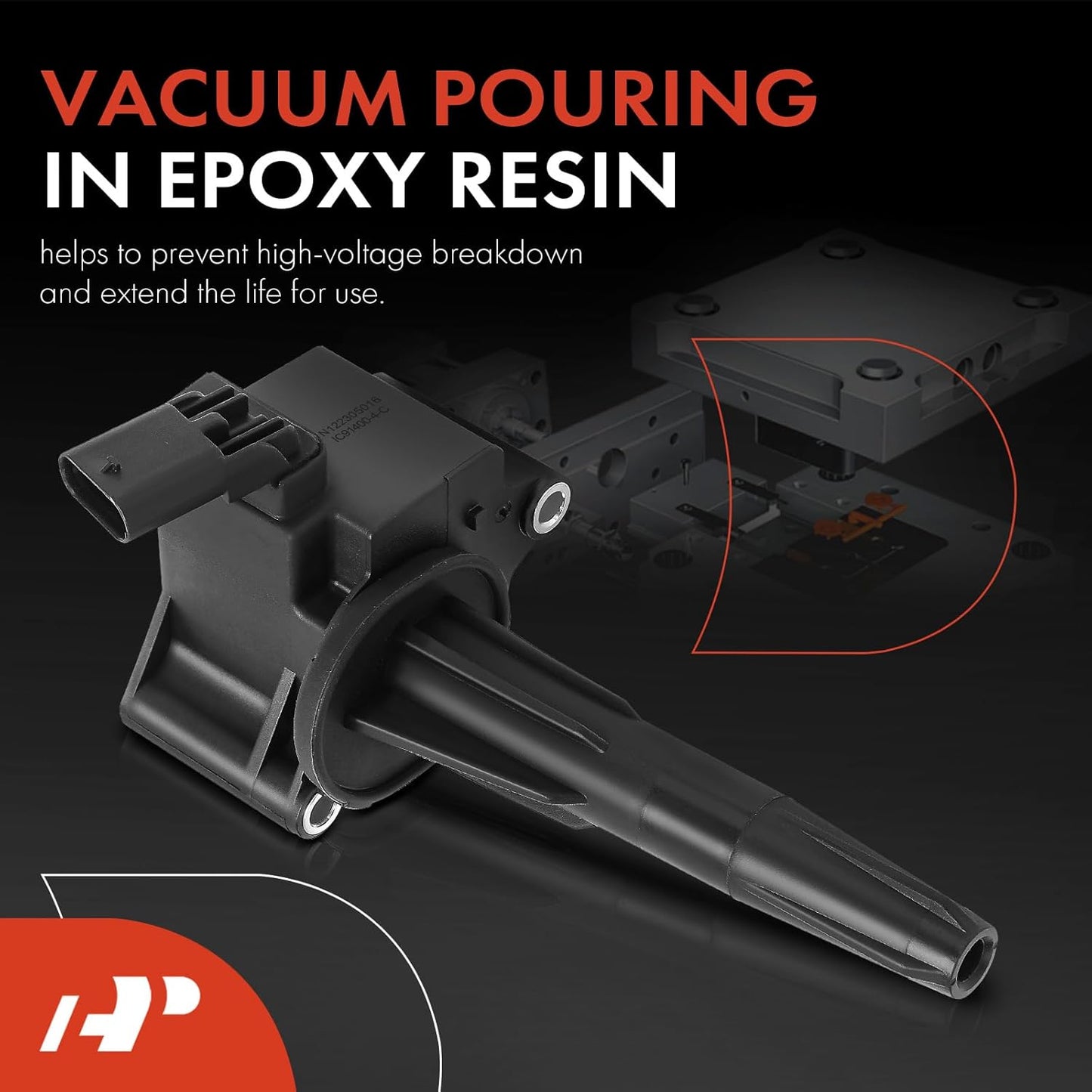 A-Premium Engine Ignition Coil Pack Compatible with GMC Acadia 2020-2021 & Chevrolet Blazer 2020-2021 & Cadillac XT4 2019-2021, CT6 2019, CT5 2020-2021, CT4 2020-2021, 2.0L, 4-PC Set
