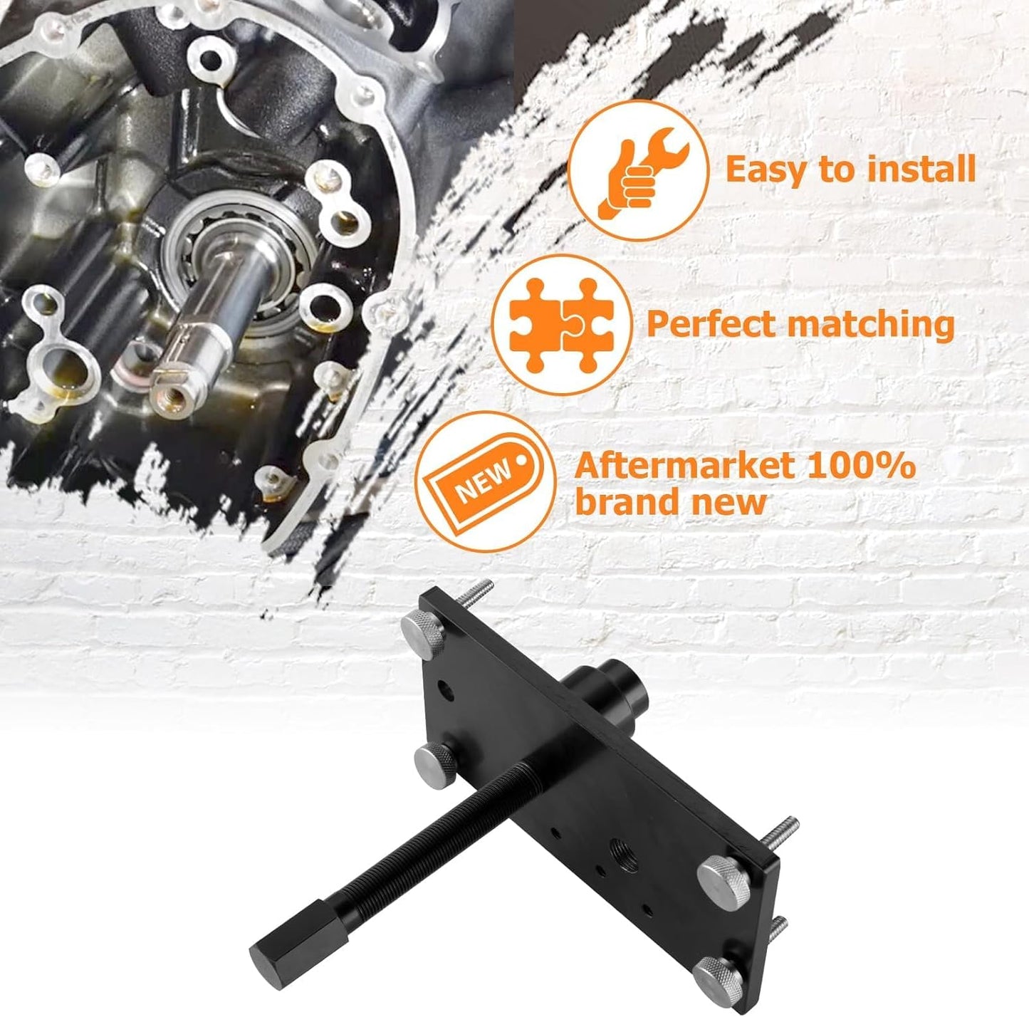 Weisen Inner Cam Bearing Installer and Puller Tools Compatible with Harley 88 93 96 103 110 ALL TWIN CAM 1999-newer