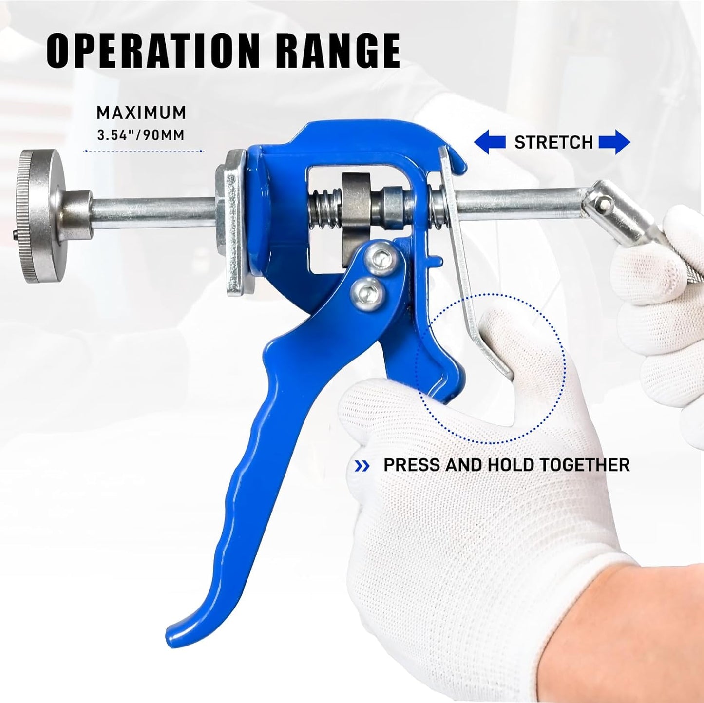 29350 Rear Brake Caliper Piston Rewind Tool - Single Discs Rear Brake Kit, Combines Adjustment & Compression for Smooth Brakes