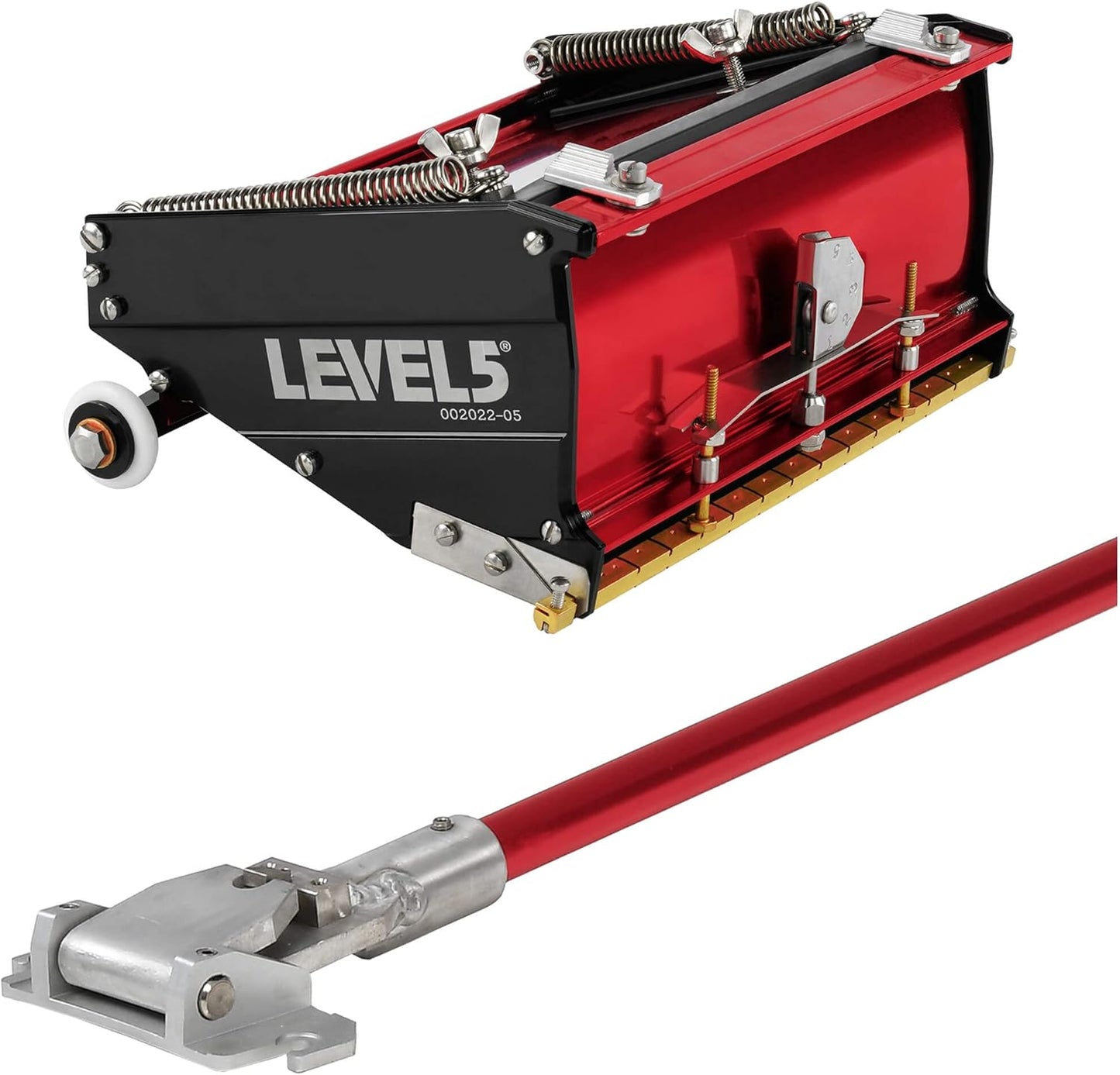 10-Inch Flat Box - LEVEL5 | Pro-Grade | Quick Clean | Drywall Sheetrock Gyprock Wallboard Finishing | 4-765